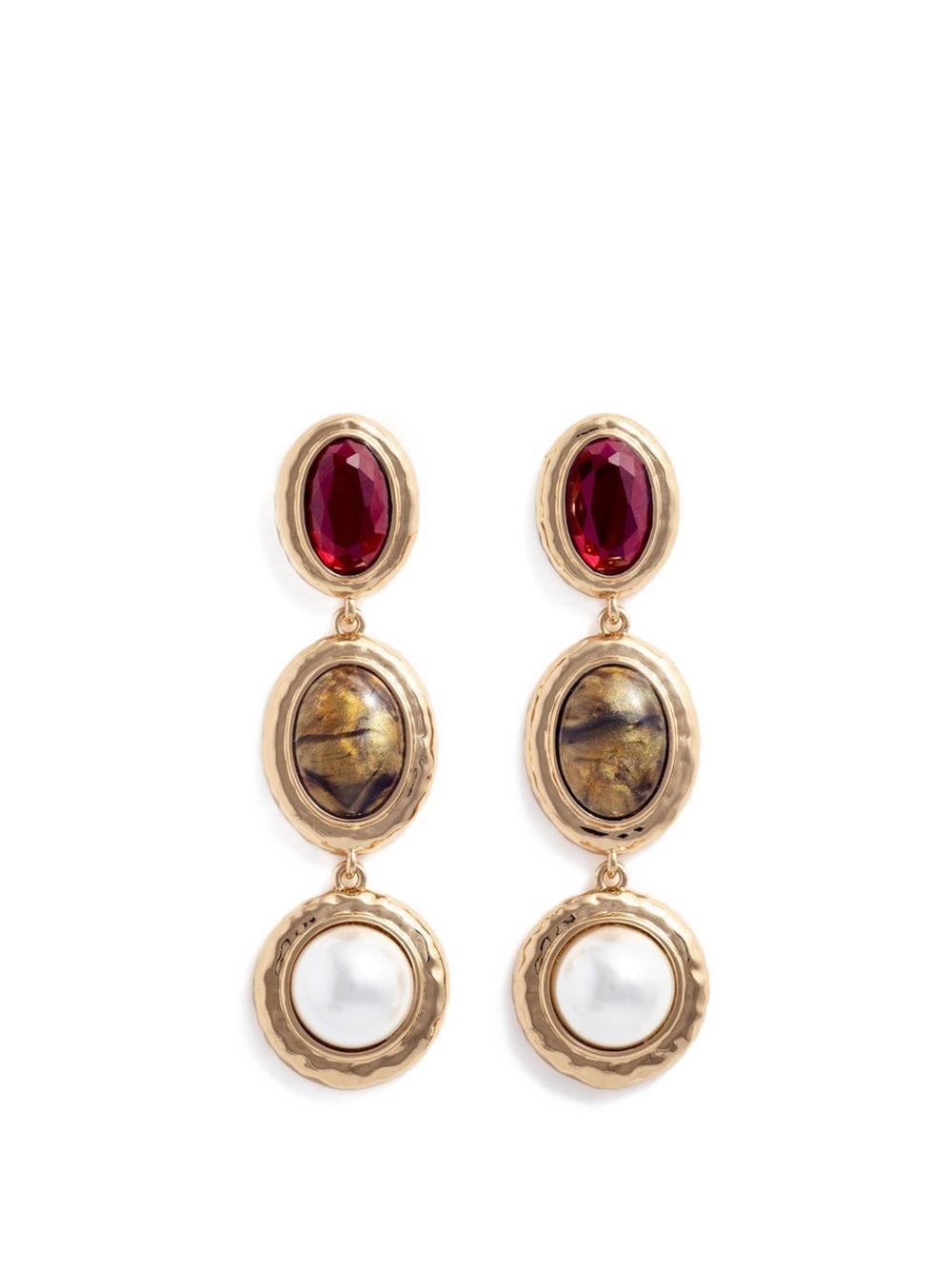 Orecchini  pendenti in oro Self-portrait - donna 