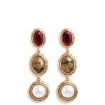 Orecchini  pendenti in oro Self-portrait - donna 