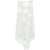 Gonna asimmetrica a pois susya in verde Dries van noten - donna 