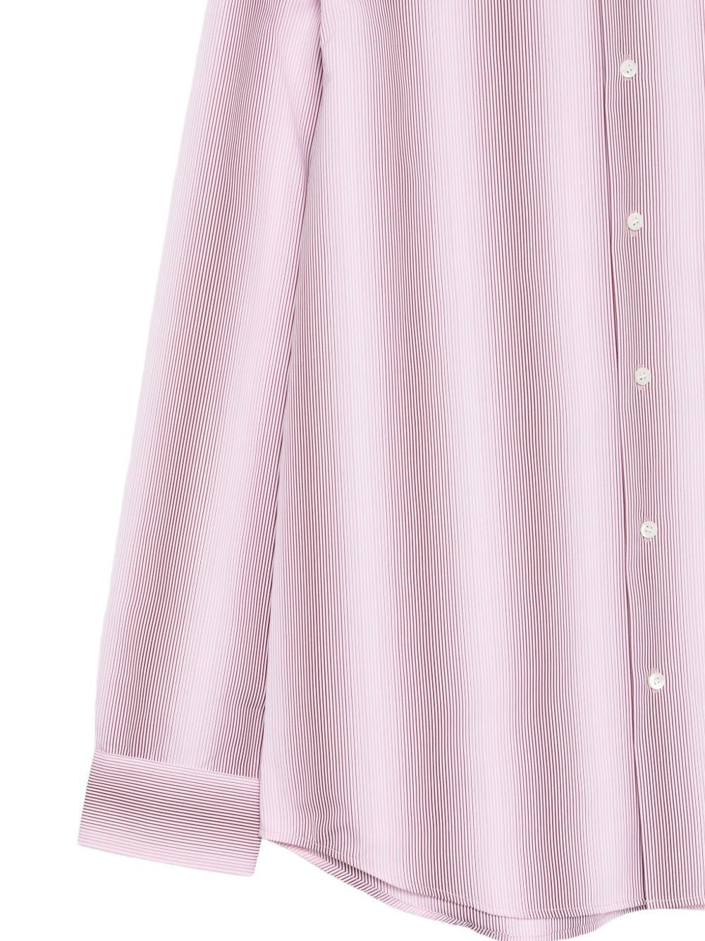 Camicia a righe caper in rosa e bianco Dries van noten - uomo 