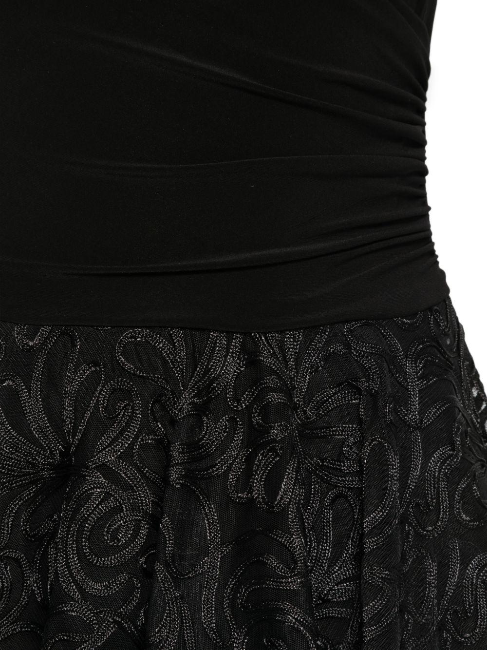Abito scollo halter Cayla in nero norma kamali - donna 