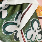 Foulard in seta con stampamulticolore 