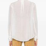 Camicia a maniche lunghe in bianco 