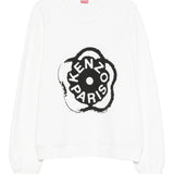 Felpa con stampa in bianco Kenzo - uomo 
