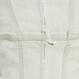Top a fascia con bordo vivo in bianco Rick owens drkshdw - donna 