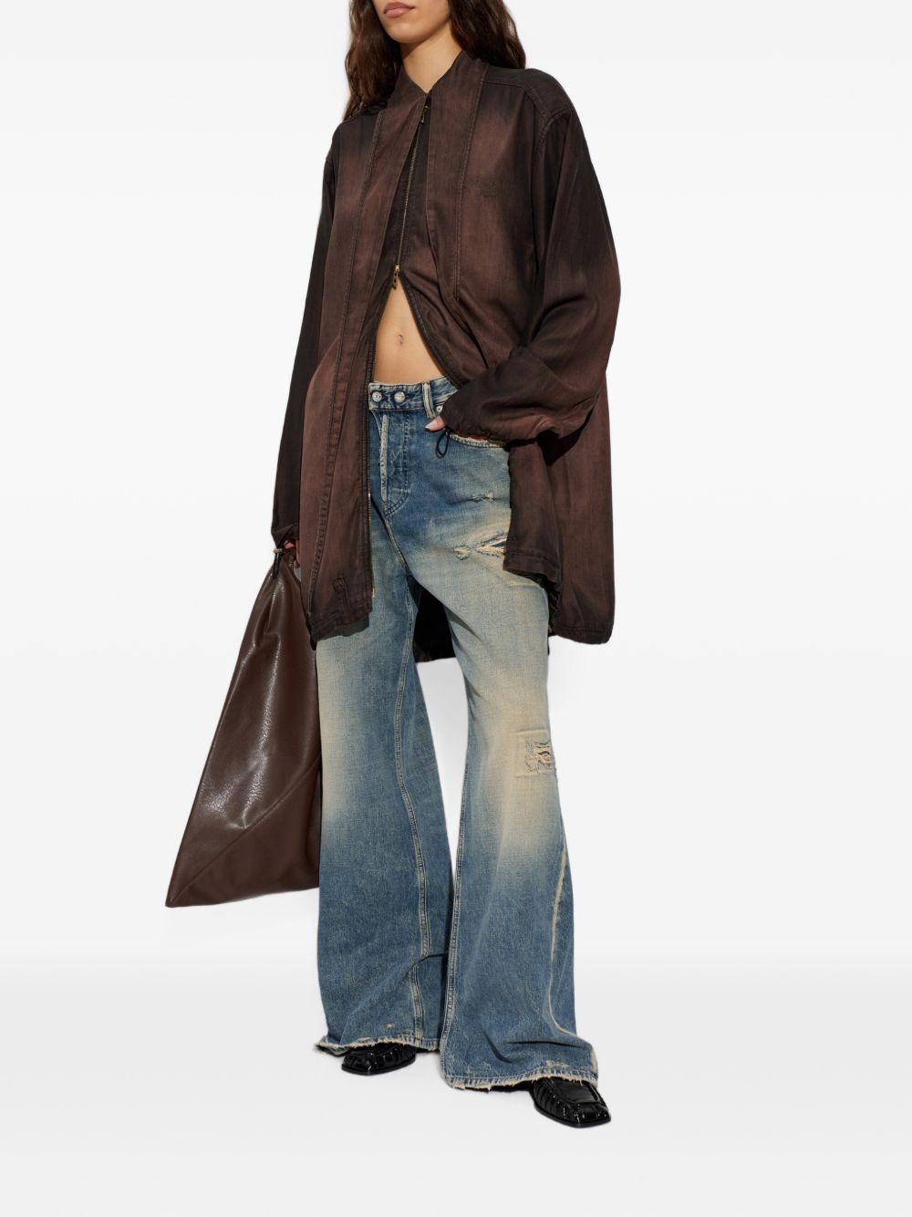 Jeans effetto usurato d-sire-yu del 1996 in blu 