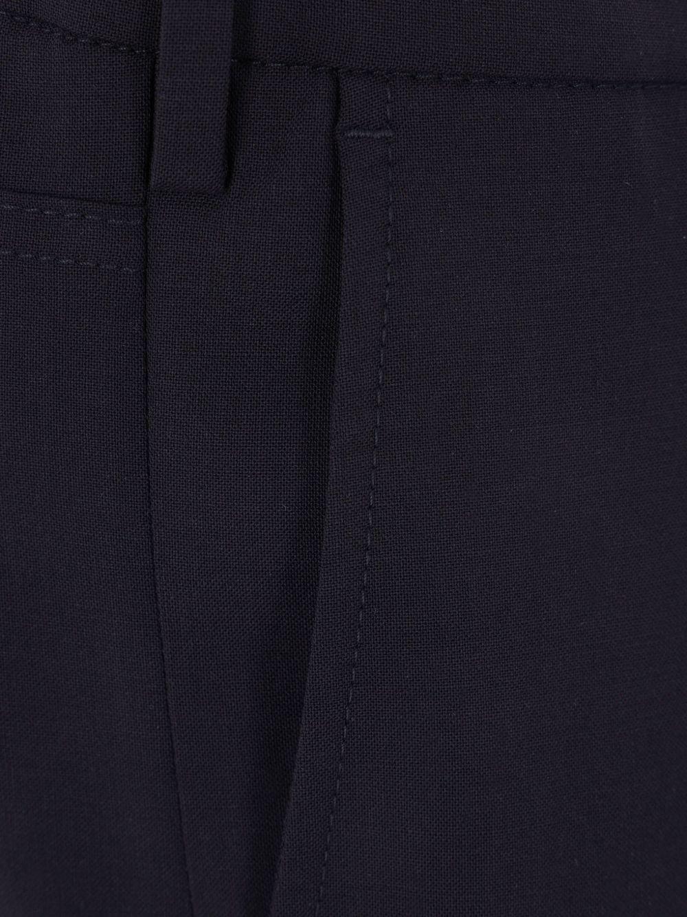 Pantaloni in lana elasticizzata in blu Eleventy - uomo 