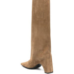 Stivali con punta quadrata in beige Coperni - donna 