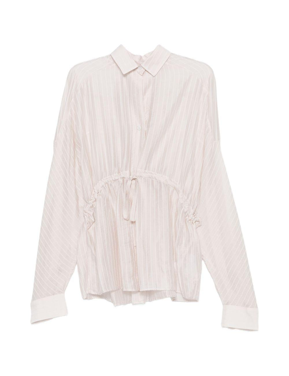 Camicia a righe dalida in avorio The latest - donna 