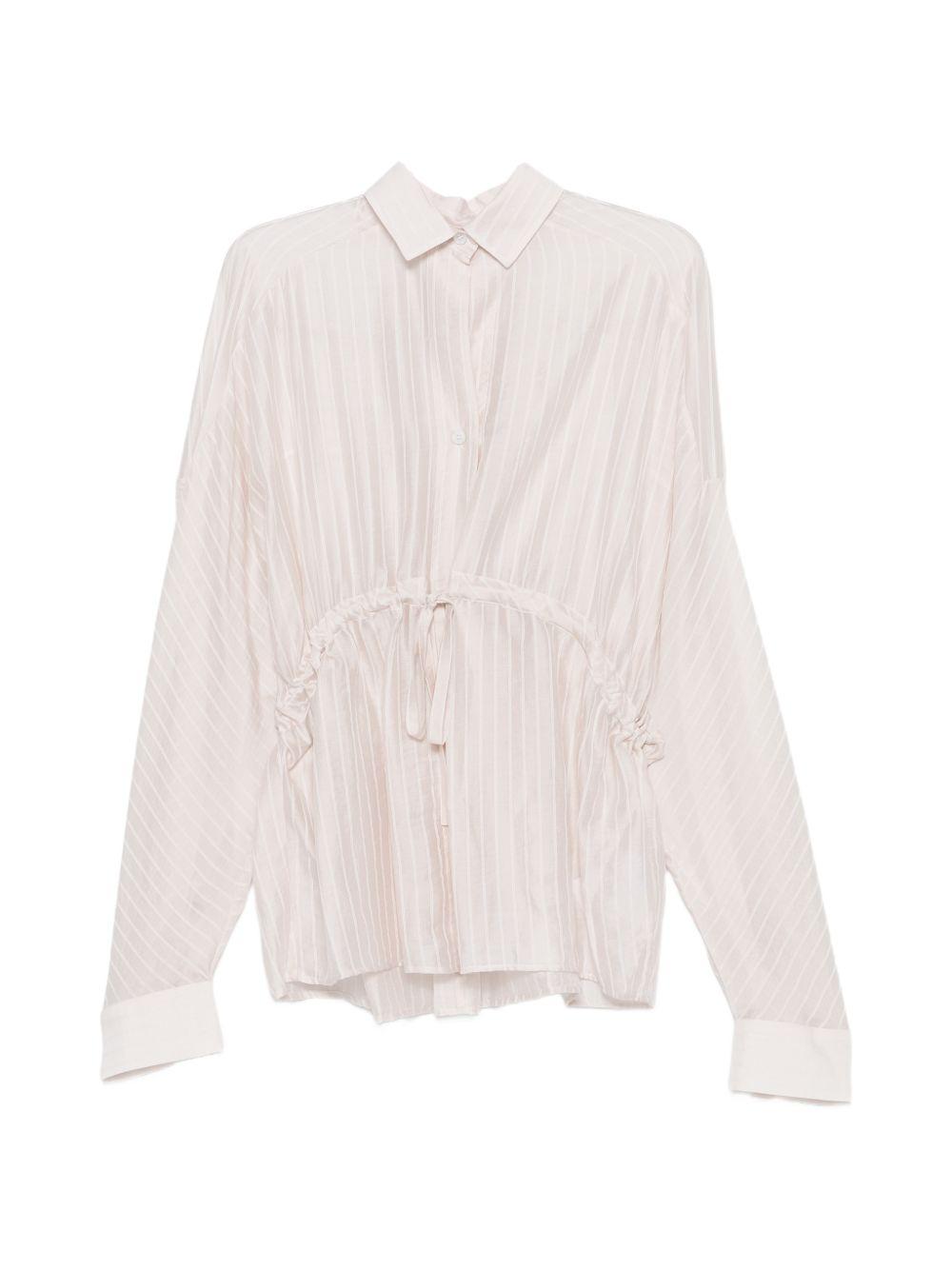Camicia a righe dalida in avorio The latest - donna 