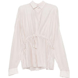 Camicia a righe dalida in avorio The latest - donna 