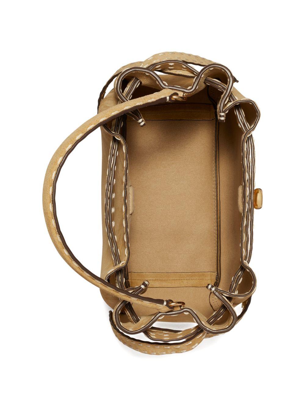 Borsa a mano Romy in beige Tory Burch - donna 