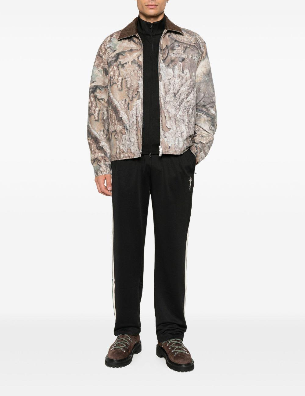 Giacca con stampa camouflage in beige e marrone Represent - uomo 