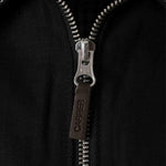 Giacca-camicia Bay con cuciture a contrasto in nero Carrer - unisex 