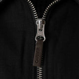 Giacca-camicia Bay con cuciture a contrasto in nero Carrer - unisex 