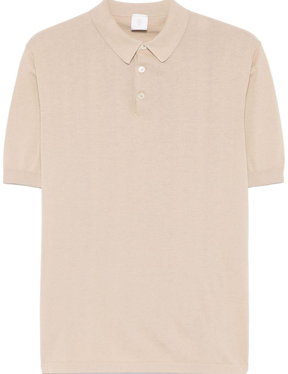 Polo in maglia fine in beige Eleventy - uomo 