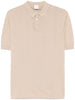 Fine-knit polo shirt in beige by Eleventy - men