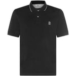 Polo con logo in nero Brunello cucinelli - uomo 