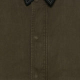 Giacca con colletto a contrasto in verde Oamc peacemaker - men 