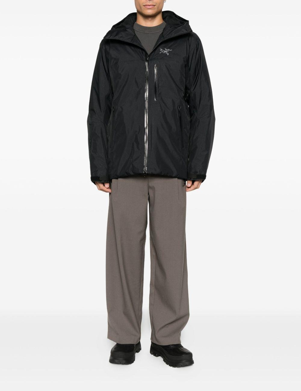 Giacca con cappuccio beta insulated in nero Arc'teryx - unisex 