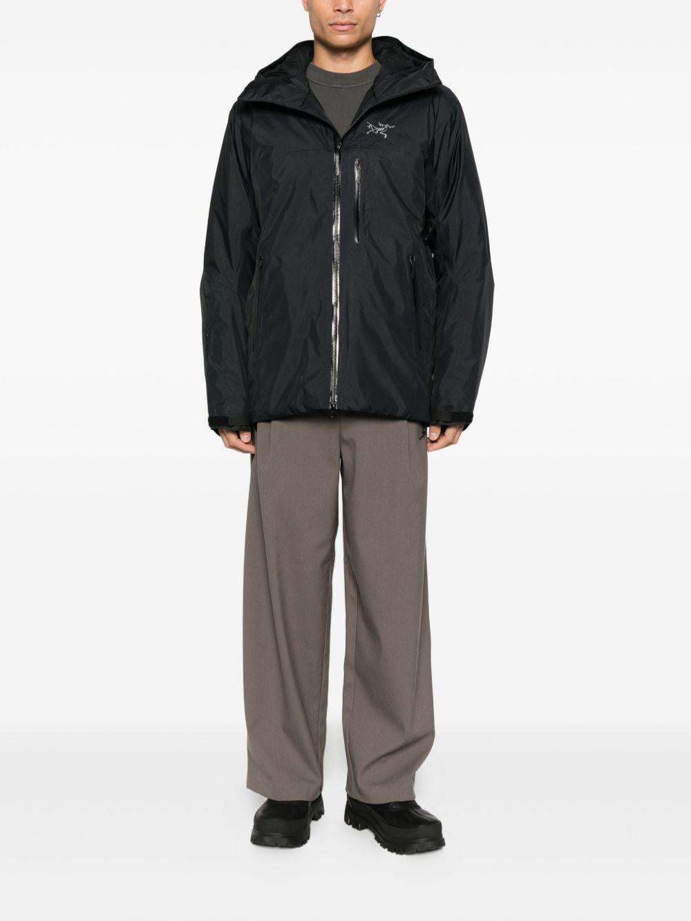 Giacca con cappuccio beta insulated in nero Arc'teryx - unisex 