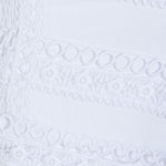 Gonna a balze con dettagli in pizzo Serza in bianco Charo ruiz ibiza 1989 - donna 