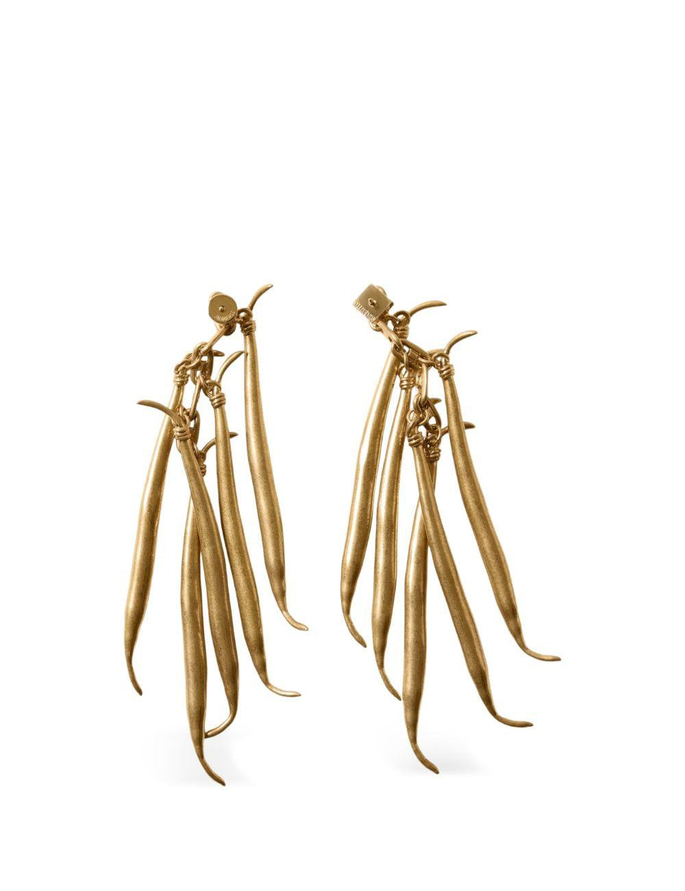 Orecchini Haricots in oro Jacquemus - donna 