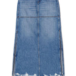 Gonna denim con vita media in blu Re/done - donna 