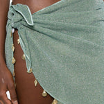 Pareo lumiere charm in verde acqua Oséree - donna 