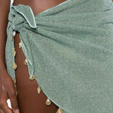 Pareo lumiere charm in verde acqua Oséree - donna 