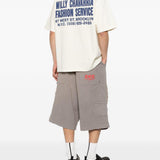 T-shirt con stampa in bianco Willy chavarria - uomo 