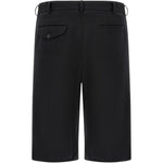 Shorts in lana in nero Comme des garcons homme plus - uomo 