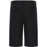 Shorts in lana in nero Comme des garcons homme plus - uomo 