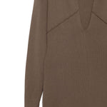 Abito con scollo a v rallel  in marrone Entire studios - donna 