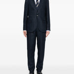 Completo monopetto due pezzi in blu Brunello cucinelli - uomo 