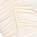 Top con spaccatura arricciata in bianco Rick owens lilies - donna 