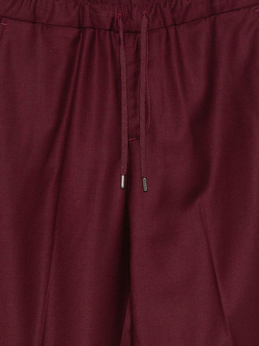 Pantaloni con coulisse in rosso Costumein - uomo 