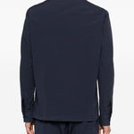 Camicia a maniche lunghe con tasca in blu Barena Venezia - uomo 