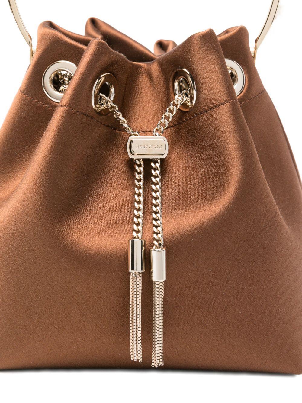 Borsa Bon Bon in marrone e oro Jimmy choo - donna 