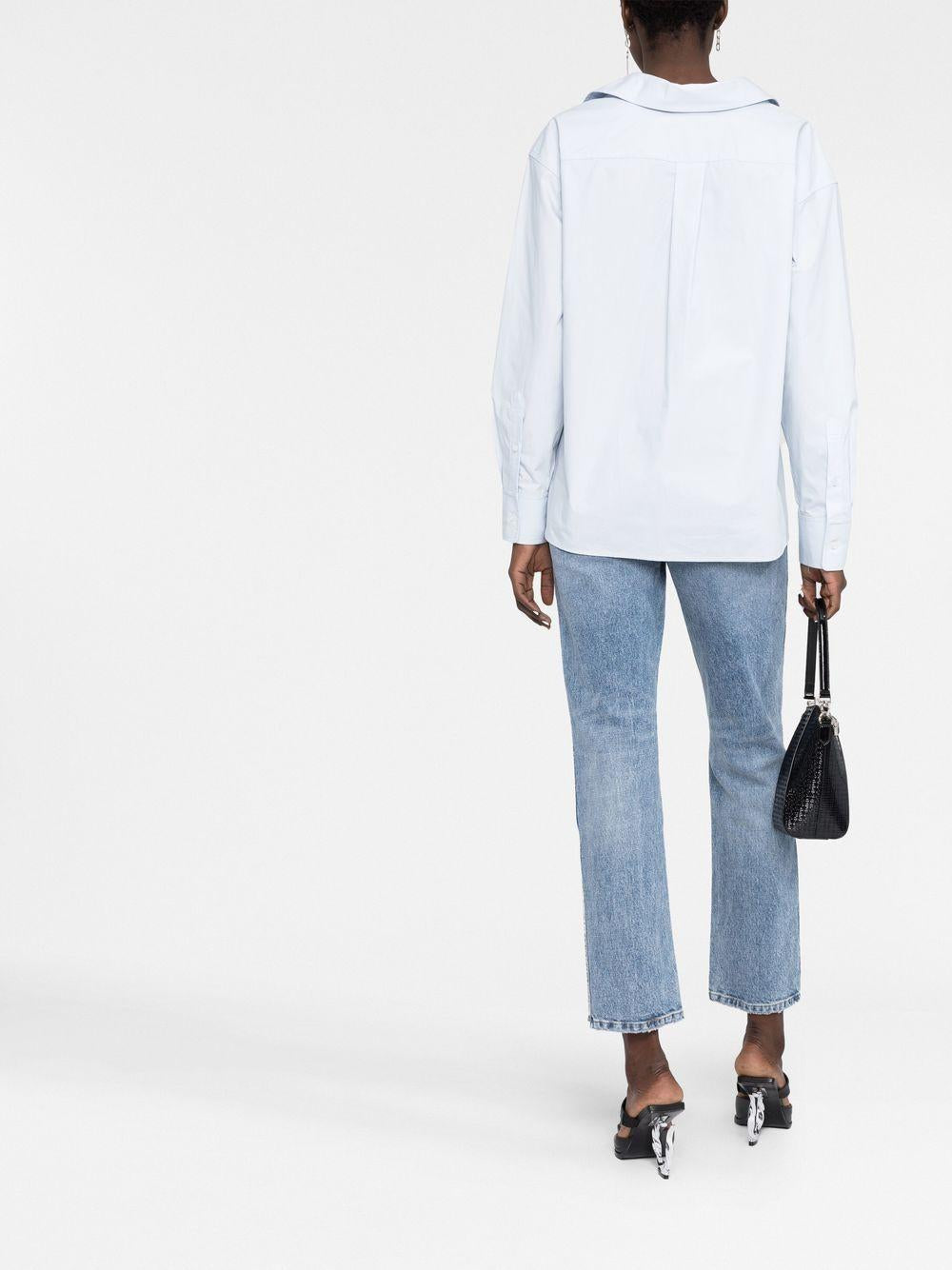 Jeans dritti Abigail in azzurro KHAITE - donna 