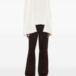 Maglione a mantella  in cashmere in bianco Toteme - donna 