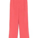 Pantaloni dritti in rosa papavero Alberta Ferretti - donna 