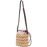 MULTICOLOR CHEVRON PATTERN BUCKET BAG MISSONI - WOMEN 