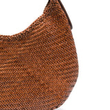 BORSA A SPALLA LUNA MEZZA IN MARRONE CHIARO DRAGON DIFFUSION - DONNA 