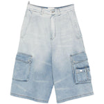 Pantaloncini con tasche cargo in blu Feng chen wang - uomo 