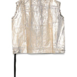 Gilet cerato in oro Rick Owens DRKSHDW - donna 