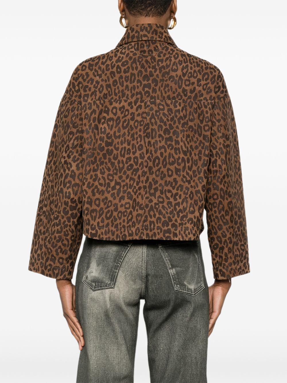 GIACCA CON STAMPA ANIMALIER IN MARRONE Salvatore santoro - donna 