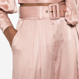 PANTALONI A GAMBA AMPIA CON CINTURA in rosa Zimmermann - donna 