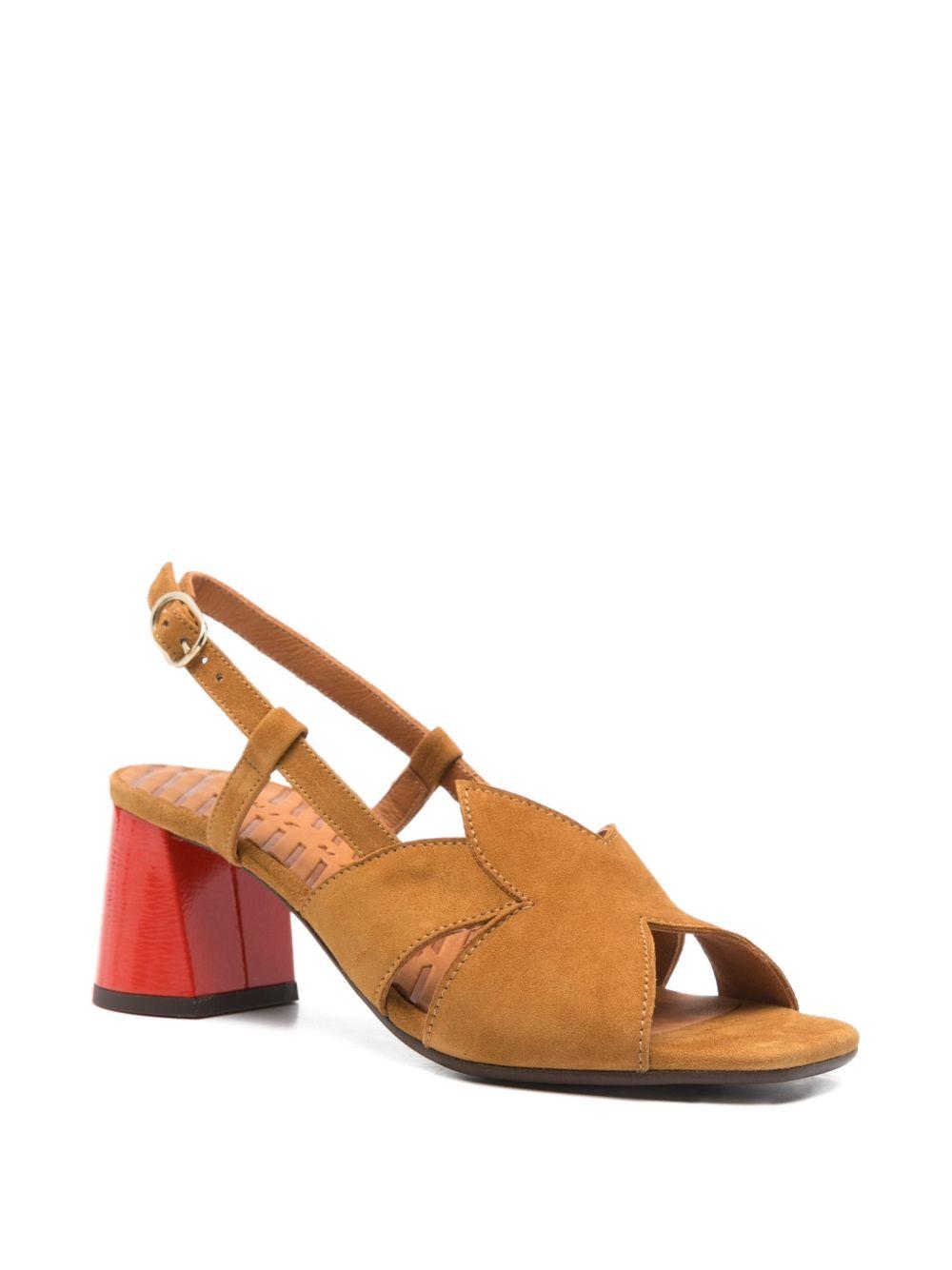 Sandali con dettaglio taglio in marrone Chie mihara - donna 
