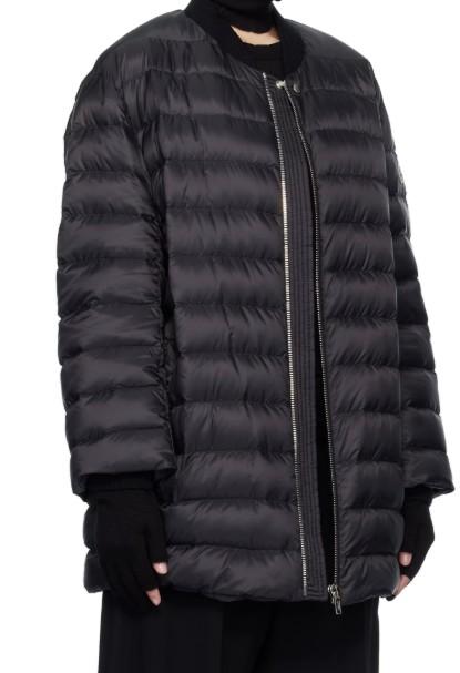Parka trapuntata flight in nero Rick Owens x Moncler - unisex<BR/><BR/> 